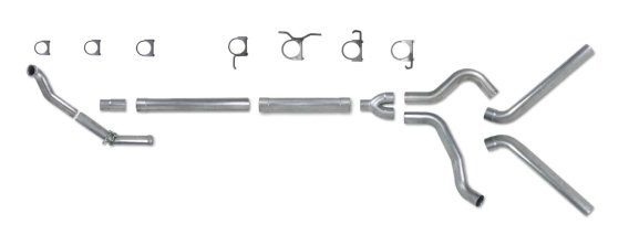 Diamond Eye K4308A-RP Aluminized Exhaust System Kit