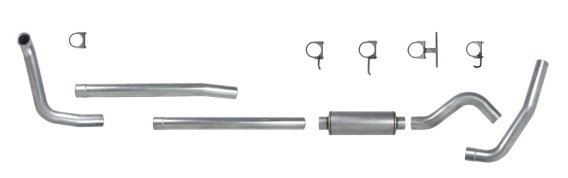 Diamond Eye K4318A Aluminized Exhaust System Kit