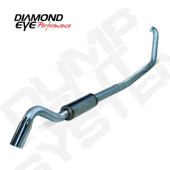 Diamond Eye K4318S-TDRP 409 Stainless Steel Exhaust System Kit