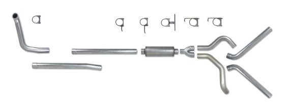 Diamond Eye K4320A Aluminized Exhaust System Kit