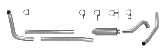 Diamond Eye K4326A Aluminized Exhaust System Kit