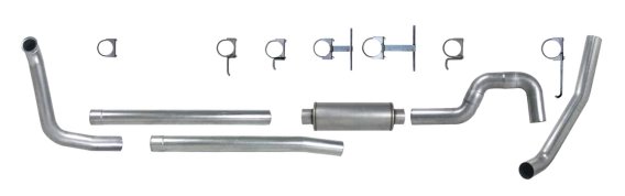 Diamond Eye K4330A Aluminized Exhaust System Kit