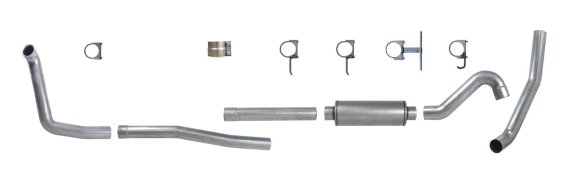 Diamond Eye K4332A Aluminized Exhaust System Kit