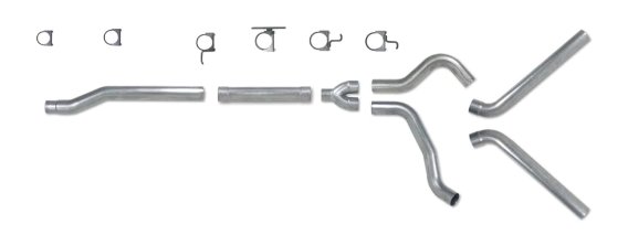 Diamond Eye K4340A-RP Aluminized Exhaust System Kit