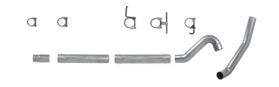 Diamond Eye K4354A-RP Aluminized Exhaust System Kit