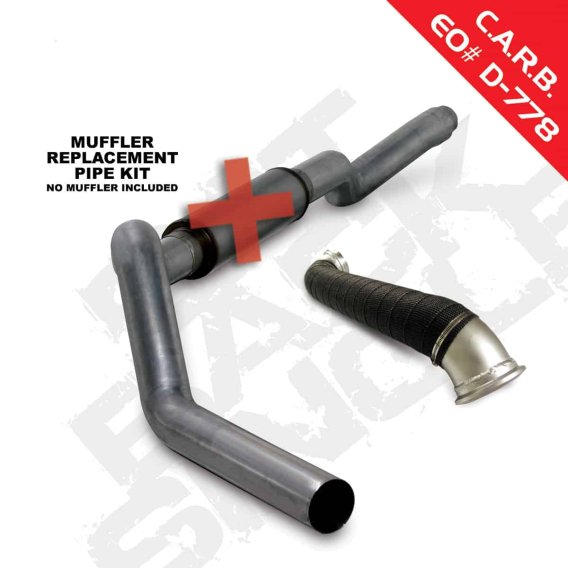 Diamond Eye K5123S-RP 409 STAINLESS STEEL Exhaust System Kit