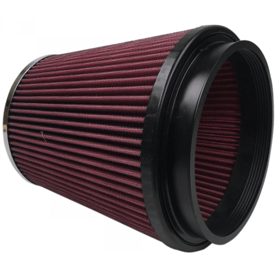 Air Filter For Intake Kits 75-2557 Oiled Cotton Cleanable 6 Inch Red S&B KF-1016