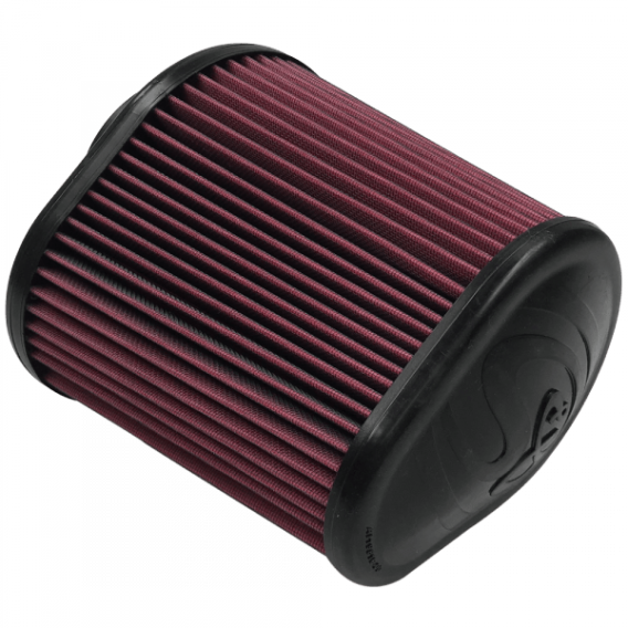 Air Filter For Intake Kits 75-5104,75-5053 Oiled Cotton Cleanable Red S&B KF-1050