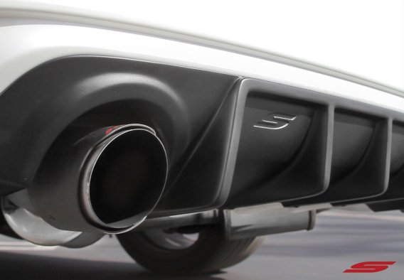 2018-2021 Infiniti Q50 Rear Diffuser - Unpainted - KB11241 Stillen Exterior Styling