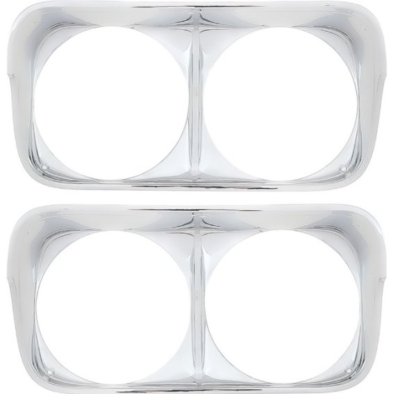 1968 Impala / Caprice / Bel Air / Biscayne  Front Headlamp Bezels