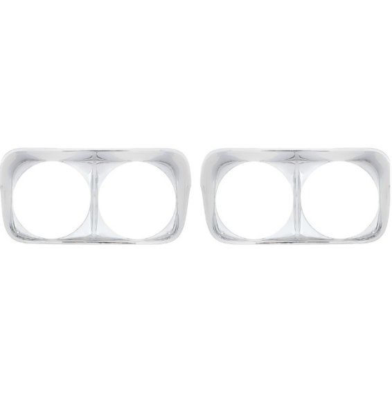1968 Impala / Caprice / Bel Air / Biscayne  Front Headlamp Bezels