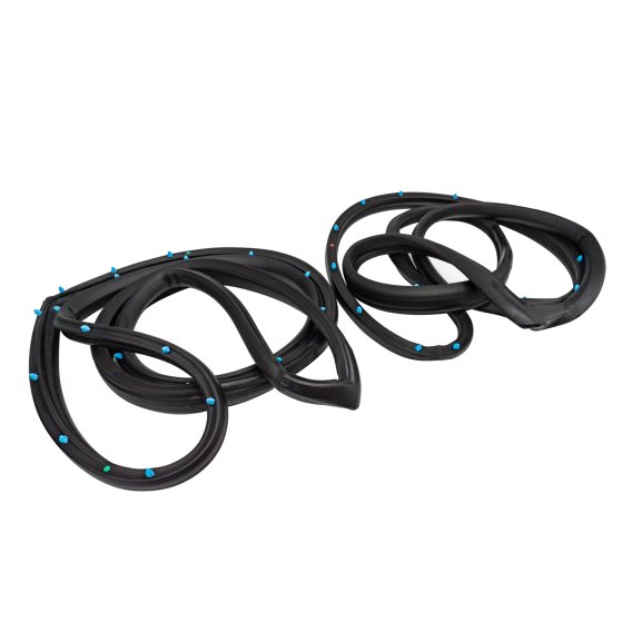 Metro SUPERsoft (LM 18-M/S) Rear Molded Door Seals For 1985-1990 Buick Electra & Oldsmobile 98