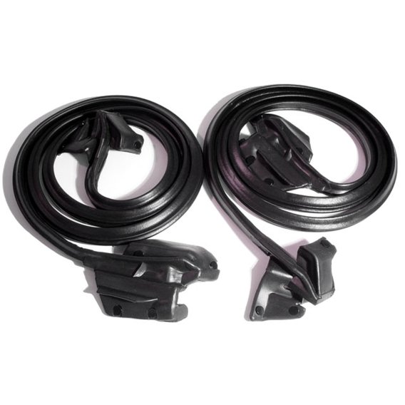 Metro SUPERsoft (LM 12-B) Door Seals w/Clips & Molded Ends For 1968 Chevrolet Chevelle
