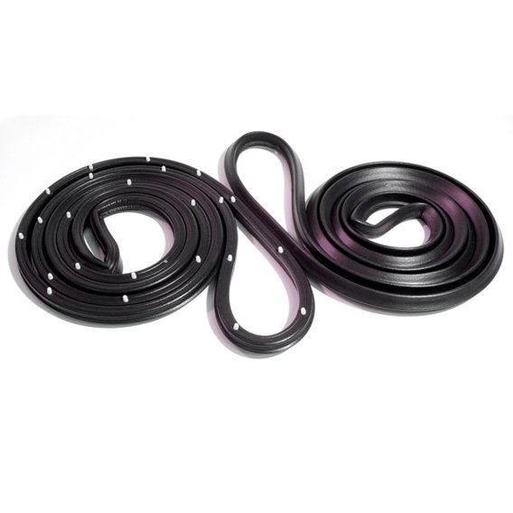 Metro SUPERsoft (LM 18-K) Front Molded Door Seals (4-Door Sedan) For 1976-1979 Cadillac Seville