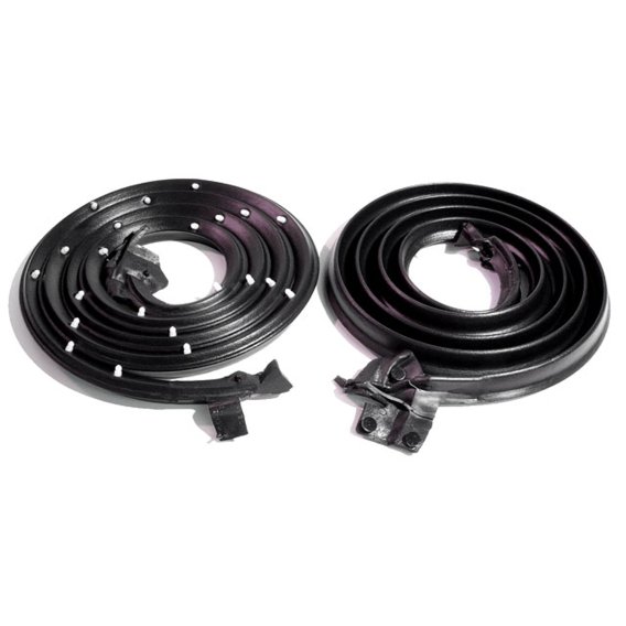 Metro SUPERsoft (LM 20) Door Seals with Clips & Molded End For 1965 Buick Electra