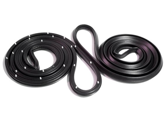 Metro SUPERsoft (LM 21-H/R) Rear Molded Door Seals For 1969-1970 Buick LeSabre & Wildcat