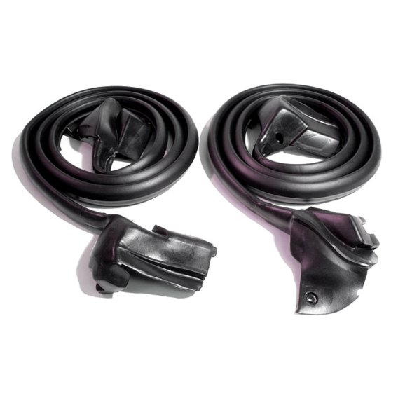 Metro SUPERsoft (LM 22-C) Molded Door Seals w/ Clips & Molded Ends For 1982-1992 Chevrolet Camaro