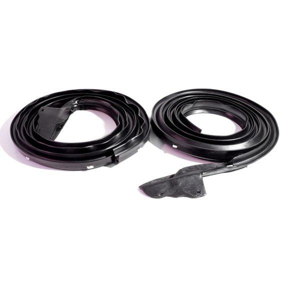 Metro SUPERsoft (LM 23) Molded Door Seals (Steel Core, White Clips) For 1968-1970 Dodge Charger