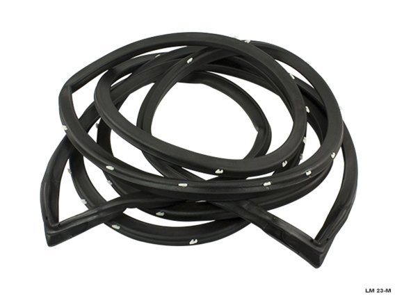 Metro SUPERsoft (LM 23-M) Rear Door Seals For 1975-1976 Plymouth Valiant
