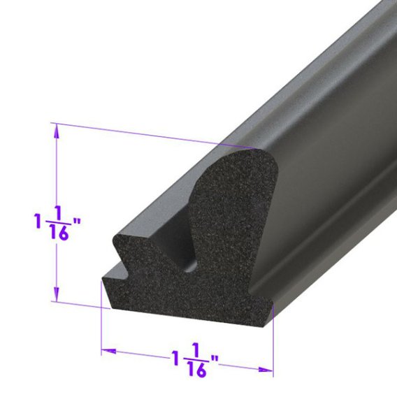 Metro SUPERsoft (RR 101-D) Roof-Rail Seals (2-Door Hardtop) For 1971-1974 AMC Javelin