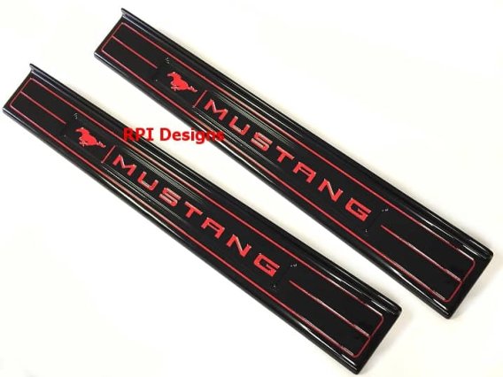 2015-2019 Ford Mustang Painted Door Sill Plates