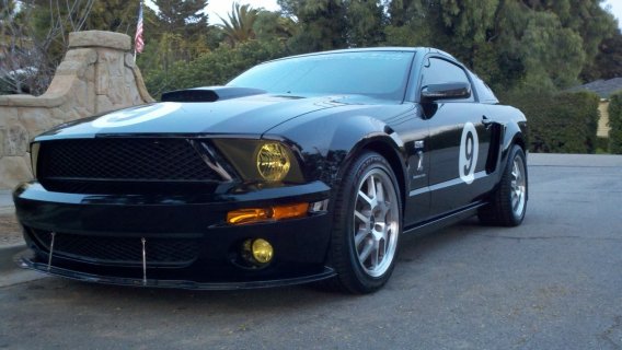 APR Performance Carbon Fiber Wind Splitter With Rods fits 2007-2009 Mustang Shelby GT500 W/ OEM L...