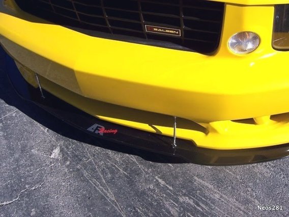 APR Performance Carbon Fiber Wind Splitter With Rods fits 2005-2009 Saleen Mustang