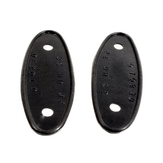 Metro SUPERsoft (MP 663-B) Headlight-Bar Pads 2″ × 5⅜″ For 1932 DeSoto Model SC