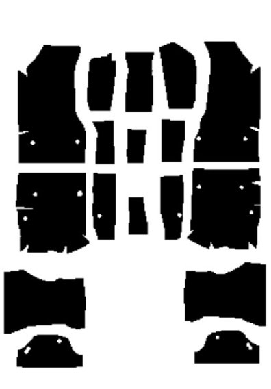1974-1978 Ford Mustang Fastback AcoustiShield Floor Insulation Kit by QuietRide Solutions
