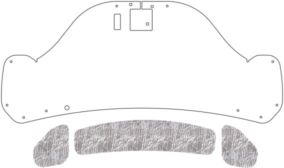 1994-1998 SVT Cobra AcoustiTrunk Sound & Heat Barrier Kit by QuietRide Solutions