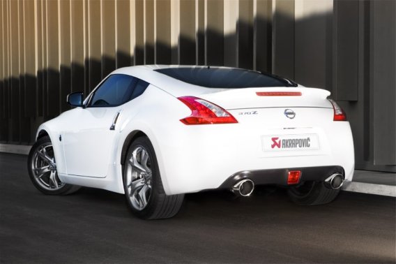 Nissan 370Z Akrapovic Stainless Steel Slip-On Exhaust