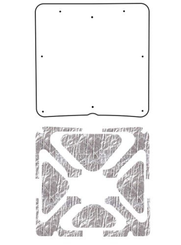 1973-77 Nova QuietRide AcoustiHood Cover Kit with Heatshield Panels and Installation Accessories