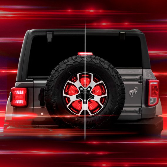 JEEP 5th Wheel Light by XK Glow with Brake, Running, Reverse, and Turn Signal Functions