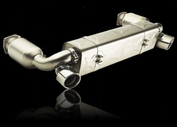 Porsche 996 911 Turbo Akrapovic Slip-On Exhaust (2000-05)