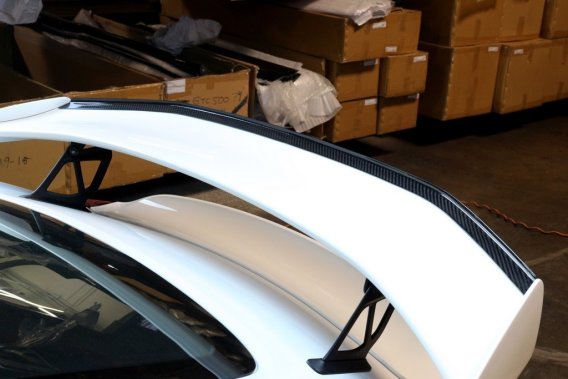 APR Performance Porsche Cayman GT4 Gurney Flap ( fits OEM Airfoil Only) fits 2015-Up Porsche Caym...