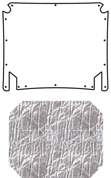 1974-1978 Ford Pinto AcoustiHood Under Hood Cover Kit by QuietRide Solutions