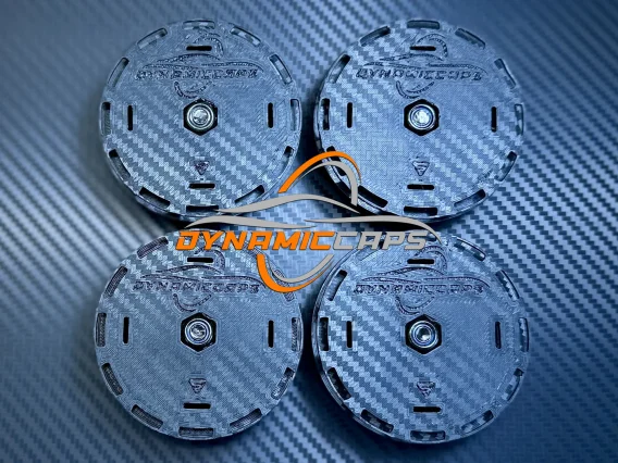2014 - 2019 C7 Corvette Floating Center Caps (Set of 4) - Performance Edition