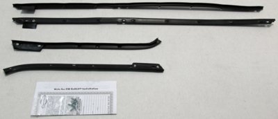 1967 Caprice 2 Door Hardtop Outers Only Authentic Window Felts Whiskers Kit (4pcs)