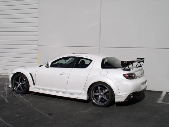 APR Performance GTC-200 RX-8 Spec Wing fits 2001-up Mazda RX-8