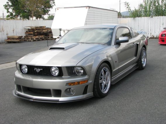 APR Performance Carbon Fiber Wind Splitter With Rods fits 2005-2009 Roush Mustang