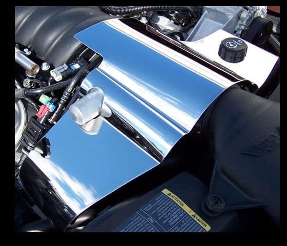 C6 Corvette Polished Stainless Steel Throttle Body Cover