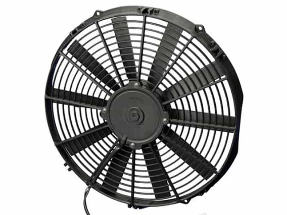 Spal 30100385 14" Straight Blade Low Profile Fan 1038 CFM