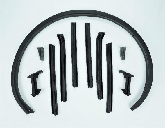 1956-1958 C1 Corvette Convertible Top Weatherstrip Kit