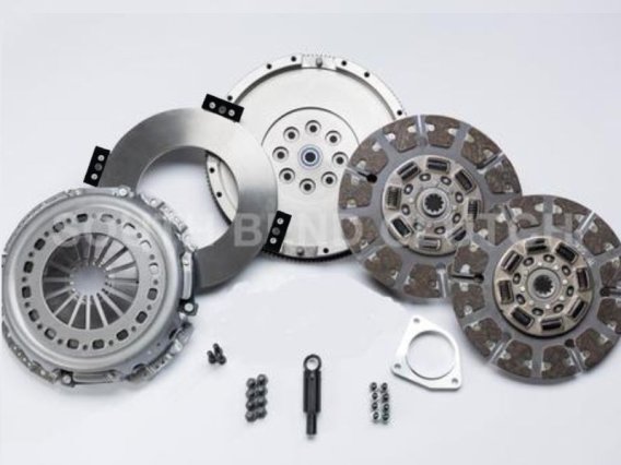 1988-1993 RAM Cummins 2500-4500 South Bend Clutch Organic Dual Disc Clutch Kit