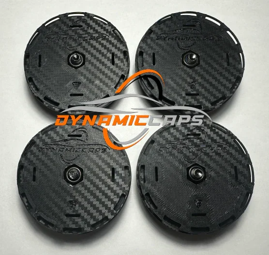2020+ C8 Corvette Floating Center Caps (Set of 4) - Show Edition