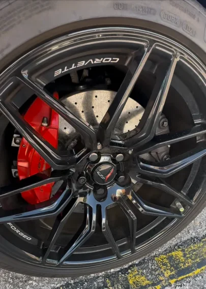 2014 - 2019 C7 Corvette Floating Center Caps (Set of 4) - Show Edition