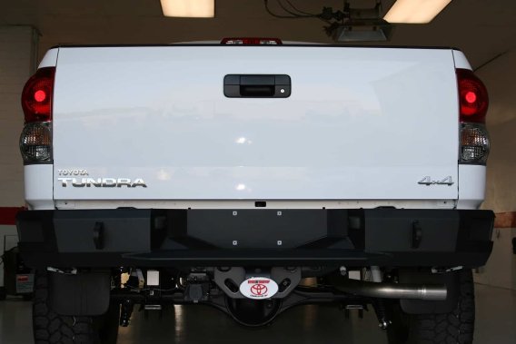 Fab Fours TT07-W1550-B Heavy Duty Rear Bumper For 07-13 Toyota Tundra