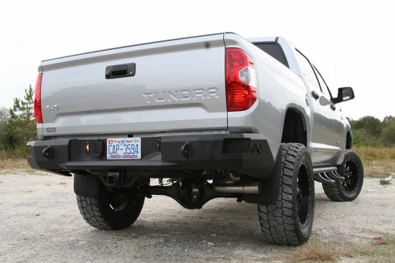 Fab Fours TT14-W2850-1 Heavy Duty Rear Bumper For 14-20 Toyota Tundra