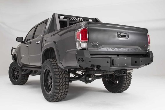 Fab Fours TT16-W3651-1 Premium Rear Bumper For 16-20 Toyota Tacoma