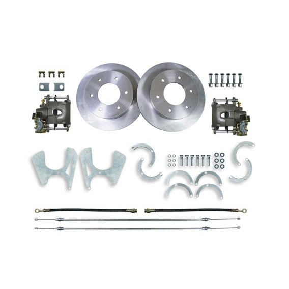 1973-1991 Chevy/GMC Rear Disc Brake Conversion Kit by The Right Stuff, 6 Lug for 10 or 12 Bolt Re...